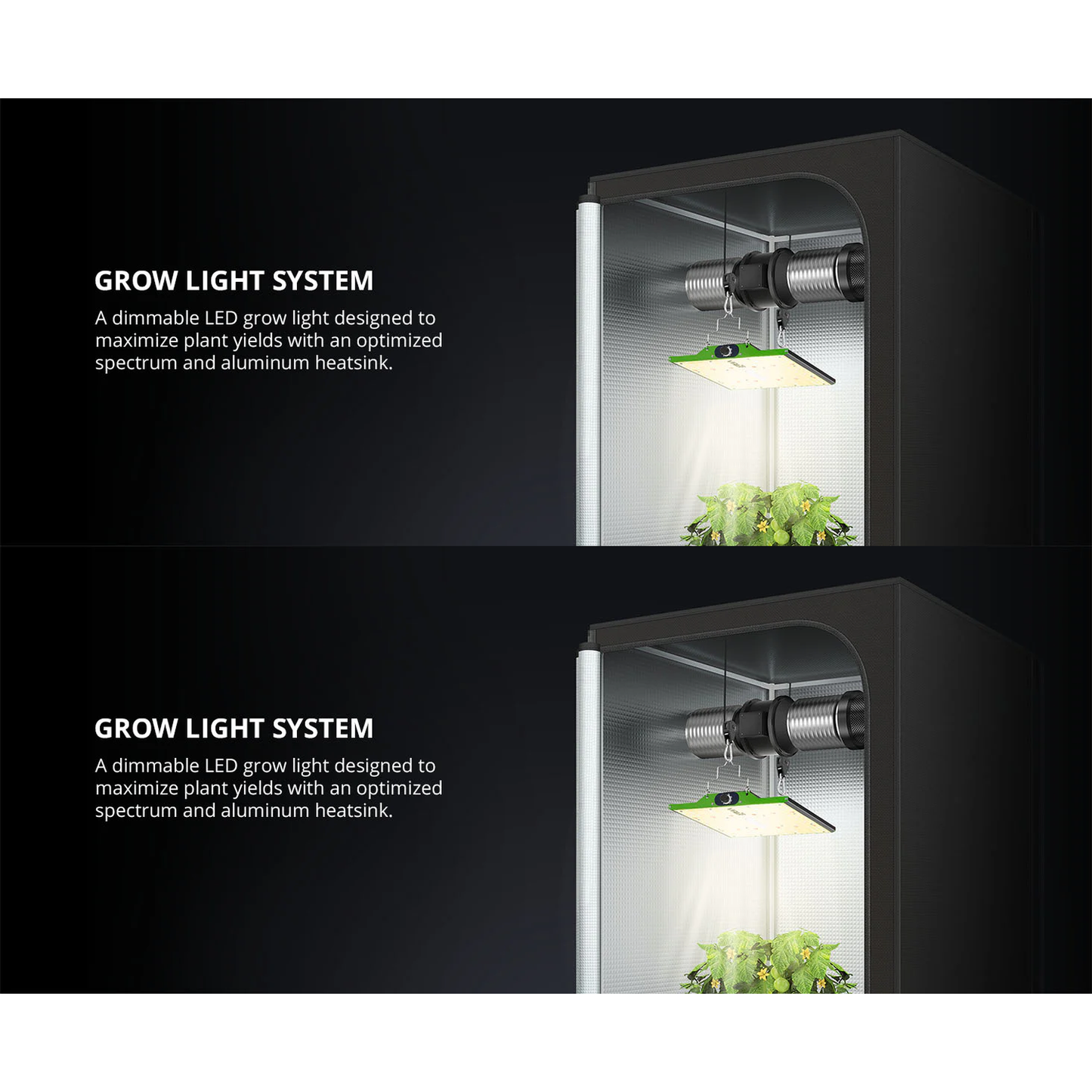 ViparSpectra P1000 100W Infrared Full Spectrum LED Grow Light - Midwest Grow LLC