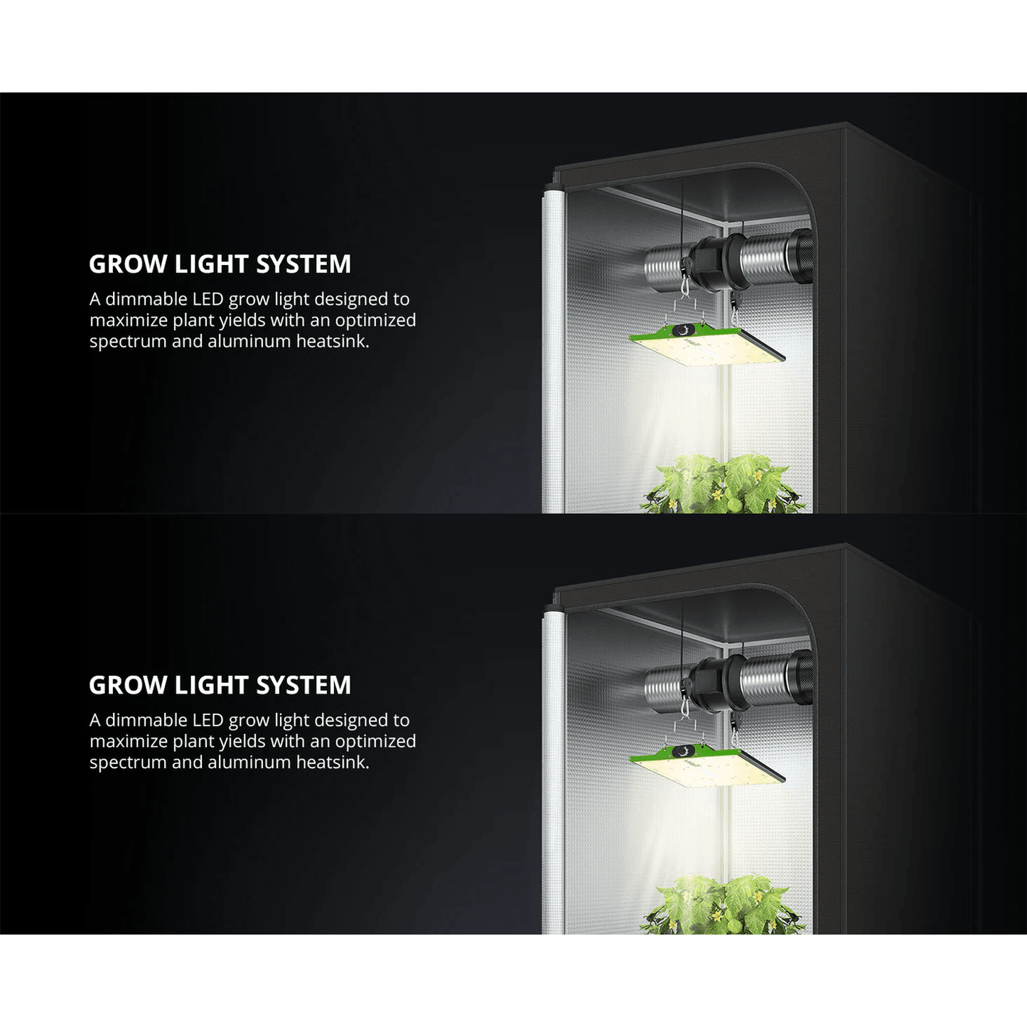ViparSpectra P1000 100W Infrared Full Spectrum LED Grow Light - Midwest Grow LLC