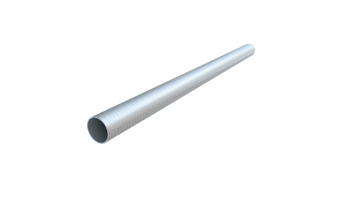 ALIEN Hydroponics Pipe 40mm Silver 1 Meter Spiral - Midwest Grow LLC