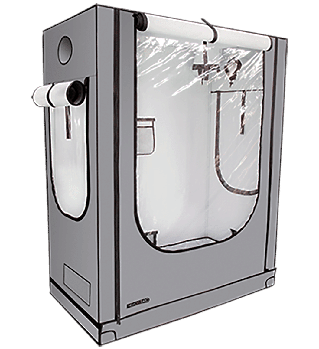 HighDroGro Dbox 2'4" x 4'6" x 5'5" (72cm x 136cm x 165cm) Indoor Grow Tent - Midwest Grow LLC
