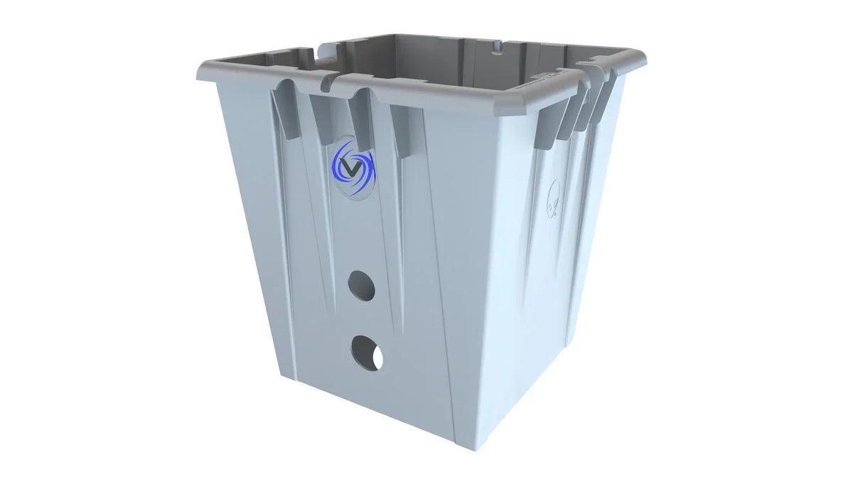 ALIEN Hydroponics Header Pot 20L Silver 40mm - Midwest Grow LLC