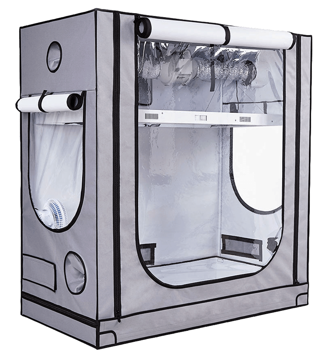 HighDroGro Dream Box 2.0 2'4" x 4'6" x 5'5" (72cm x 136cm x 165cm) Grow Tent Kit - Midwest Grow LLC