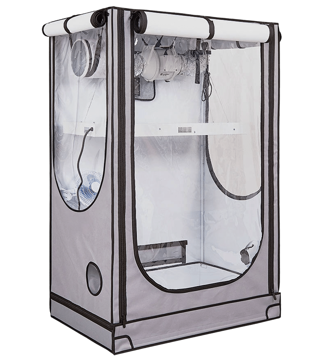 HighDroGro Stash Box 2.0 2' x 3'2" x 5'5" (62cm x 96cm x 168cm) Grow Tent Kit - Midwest Grow LLC