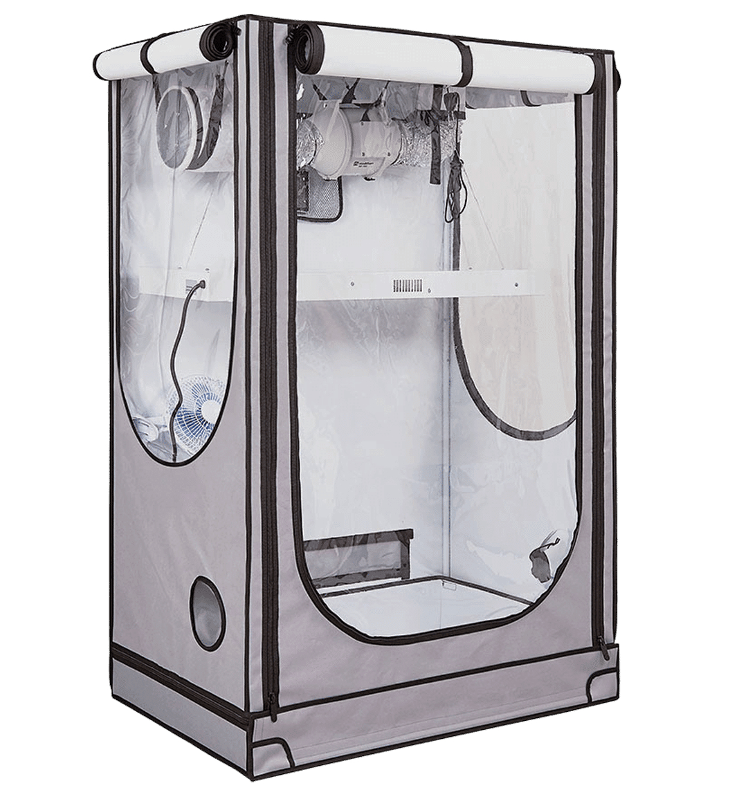 HighDroGro Stash Box 2.0 2' x 3'2" x 5'5" (62cm x 96cm x 168cm) Grow Tent Kit - Midwest Grow LLC