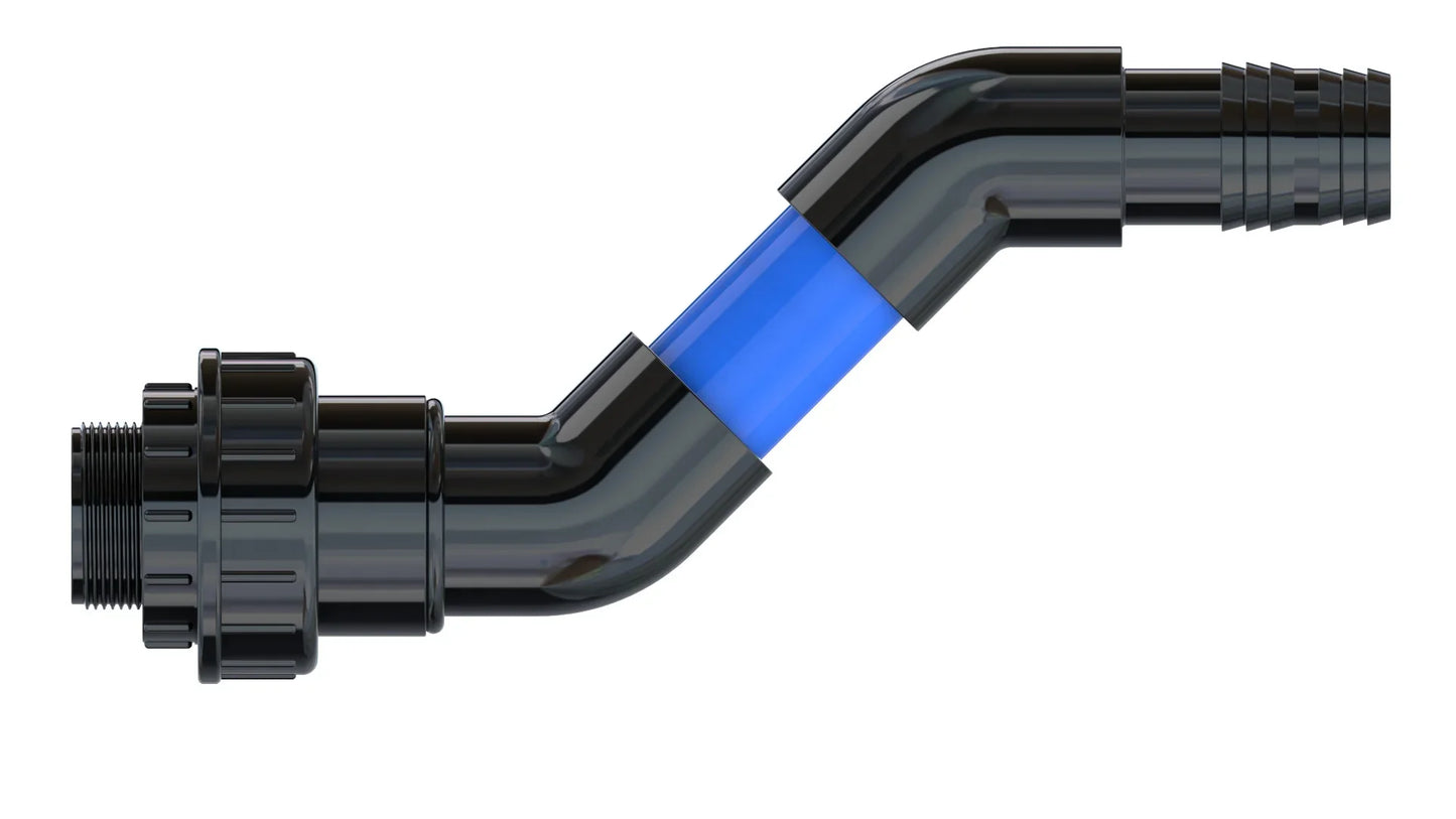 ALIEN Hydroponics Vortex Pump Inlet Manifold 40mm Long - Midwest Grow LLC