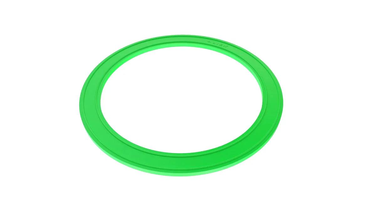 ALIEN Hydroponics Washer 5" Green Silicone - Midwest Grow LLC