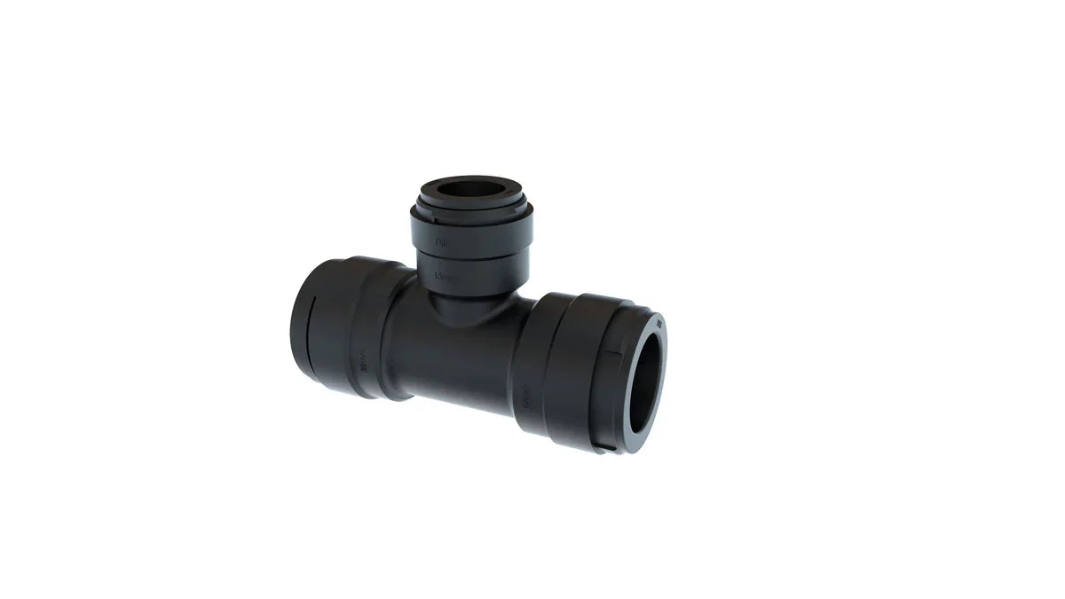 ALIEN Hydroponics DM Push-Fit Tee 22-15mm V-SYSTEM - Midwest Grow LLC