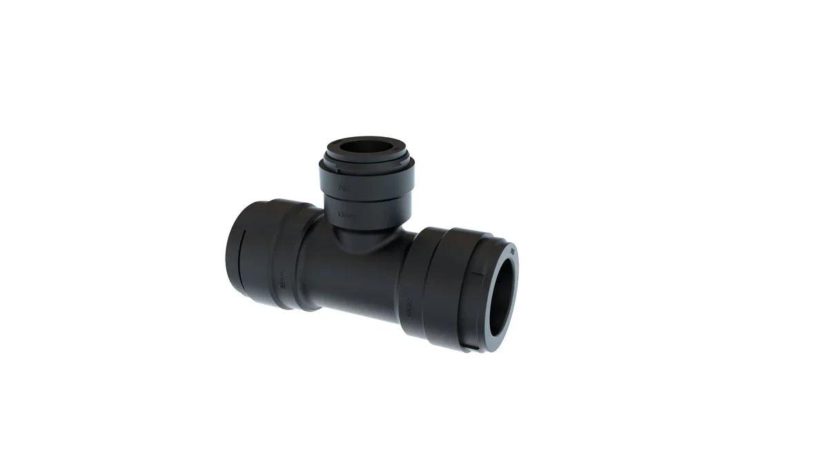 ALIEN Hydroponics DM Push-Fit Tee 22-15mm V-SYSTEM - Midwest Grow LLC