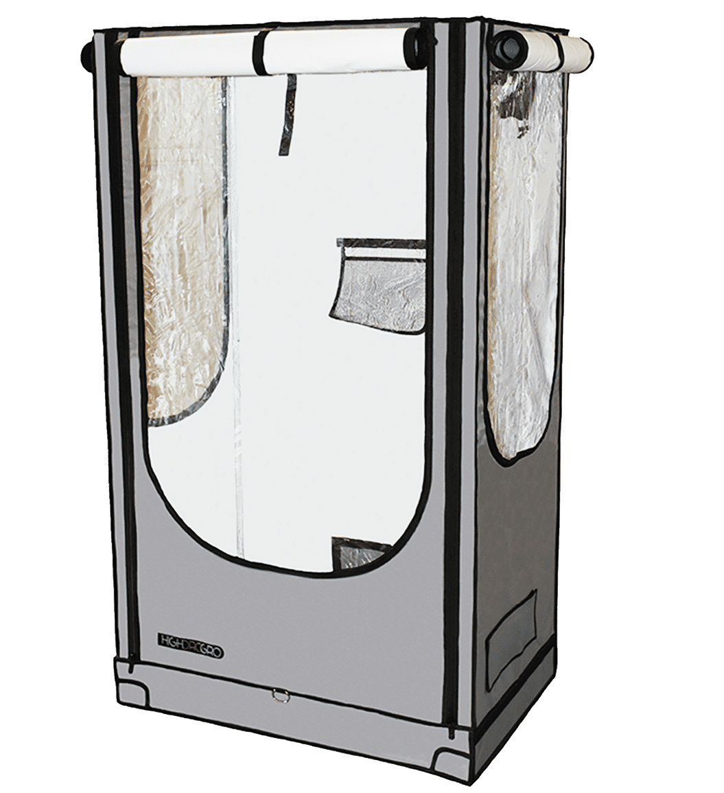 HighDroGro Sbox 2' x 3'2" x 5'5" (62cm x 96cm x 168cm) Indoor Grow Tent - Midwest Grow LLC