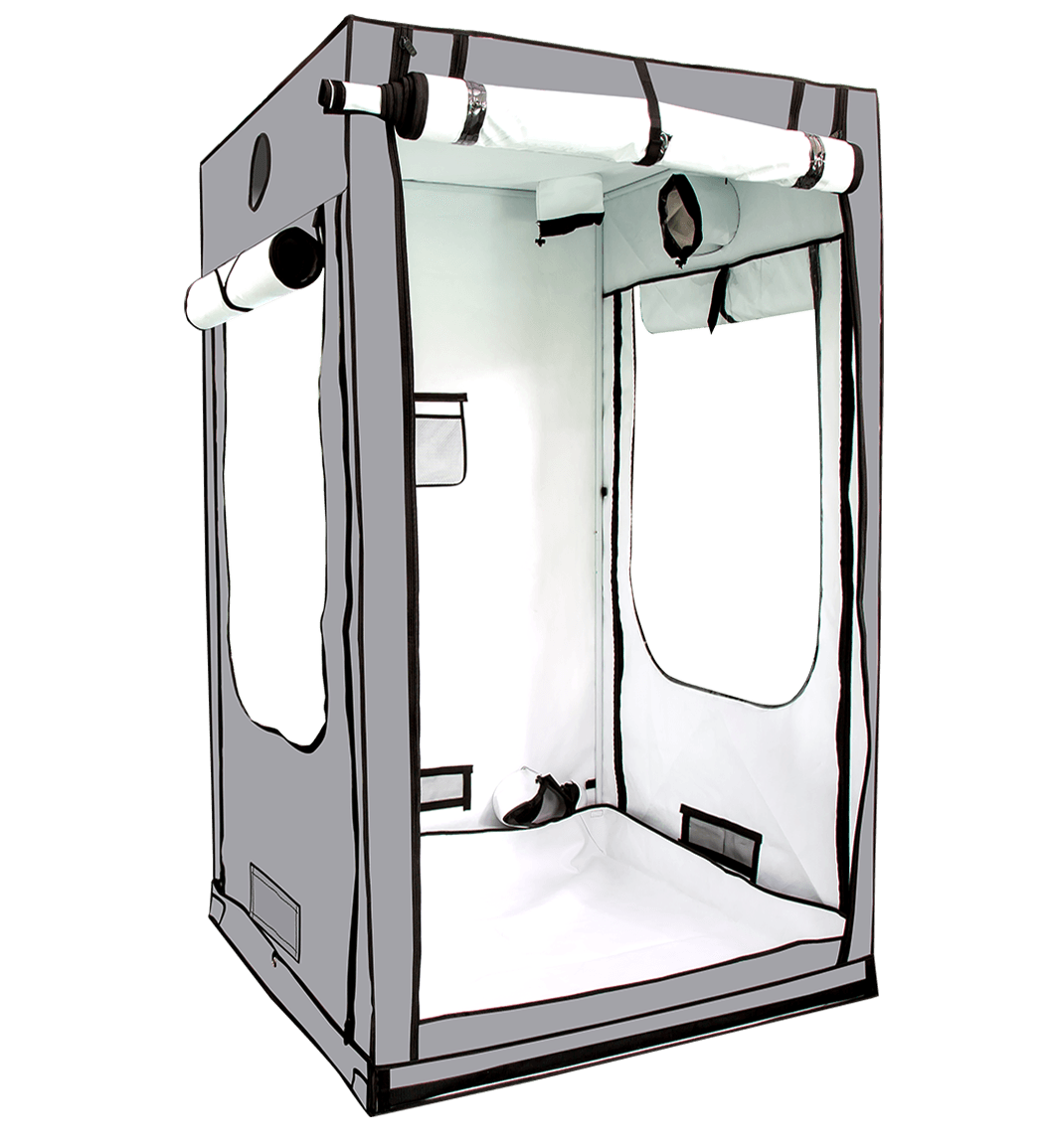HighDroGro HDG44 4' x 4' x 6'5" (120cm x 120cm x 200cm) Indoor Grow Tent - Midwest Grow LLC