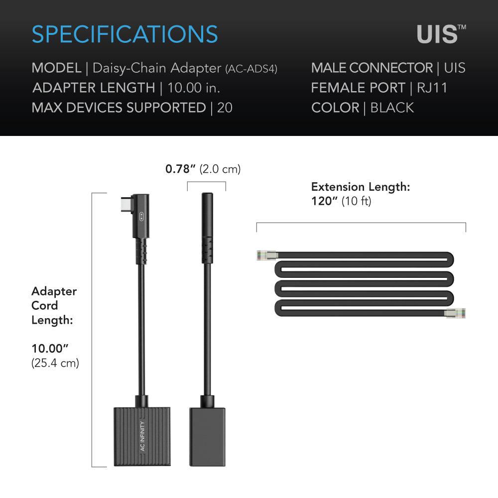 AC Infinity UIS Lighting Daisy-Chain Adapter Dongle