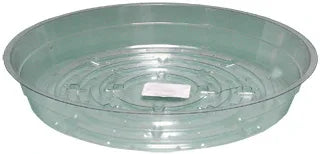 Clear Saucer, 6", pack of 25 - Midwest Grow LLC