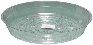 Clear Saucer, 6", pack of 25 - Midwest Grow LLC