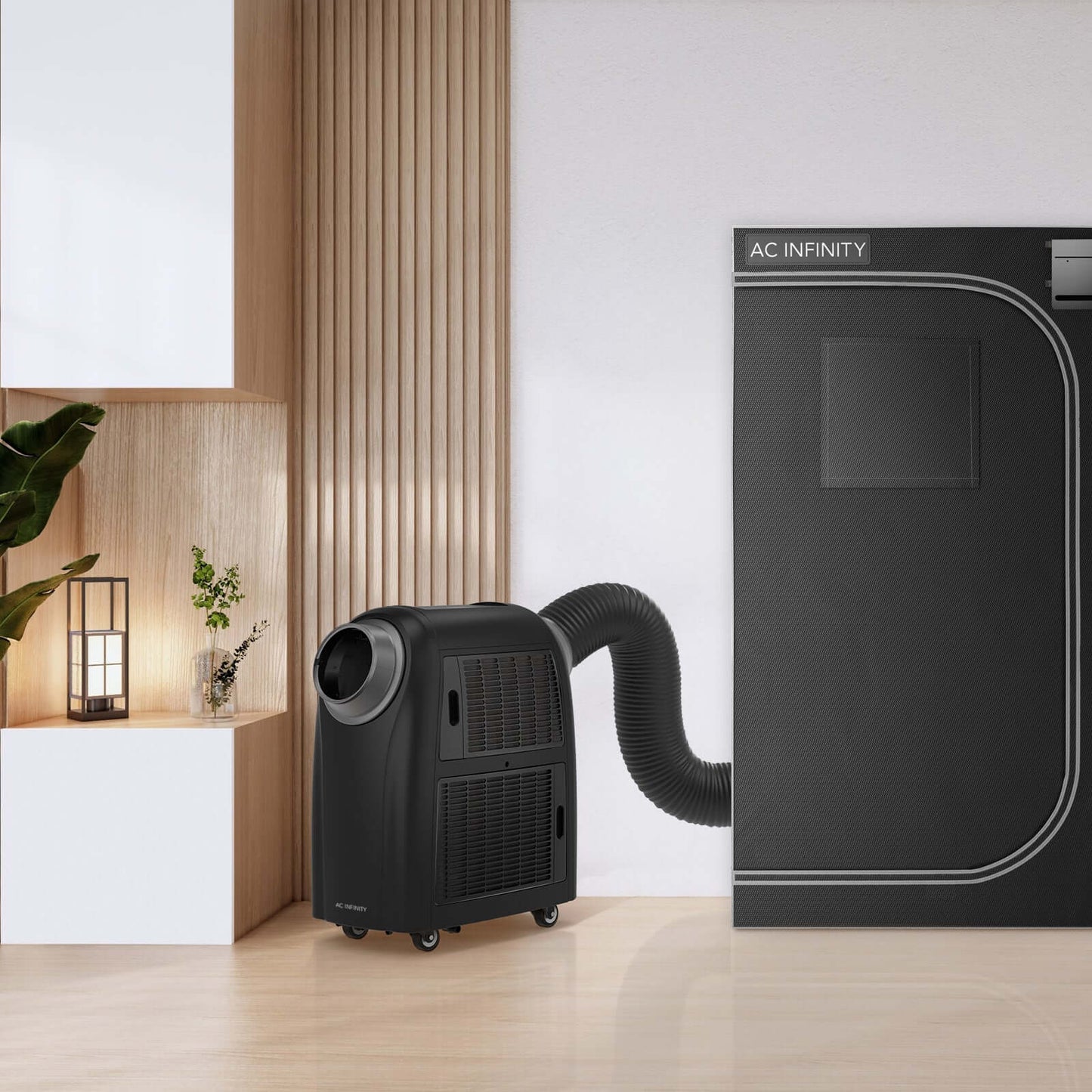 AC Infinity TERRAFORM 7, Multi-Functional Air Conditioner, with Heater, Dehumidifier, and Circulator, VPD Controller, 4-Way Ducting for Grow Tents, 8000 BTU - Midwest Grow LLC