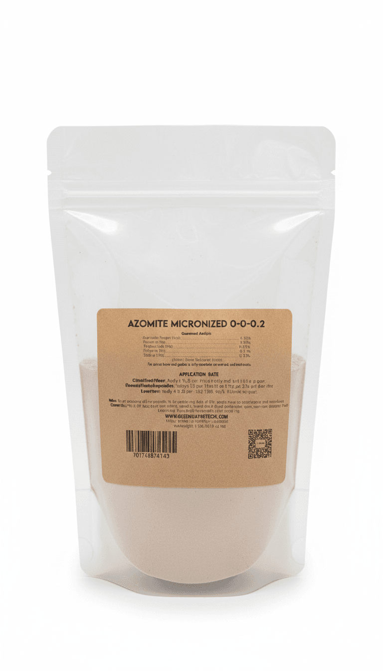Organic Azomite Powder Fertilizer 0-0-0.2 (Micronized) - Midwest Grow LLC