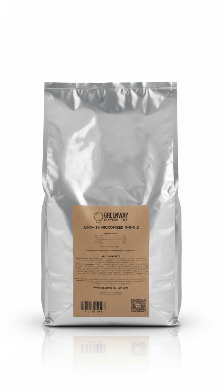 Organic Azomite Powder Fertilizer 0-0-0.2 (Micronized) - Midwest Grow LLC