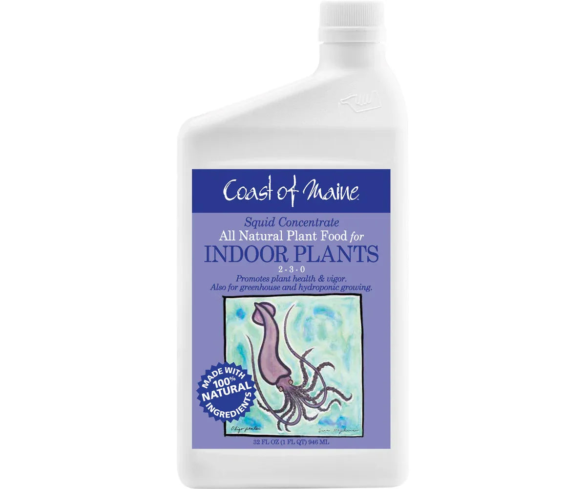 Coast of Maine Squid All Natural Liquid Plant Food 2-3-0, 1 qt - Midwest Grow LLC