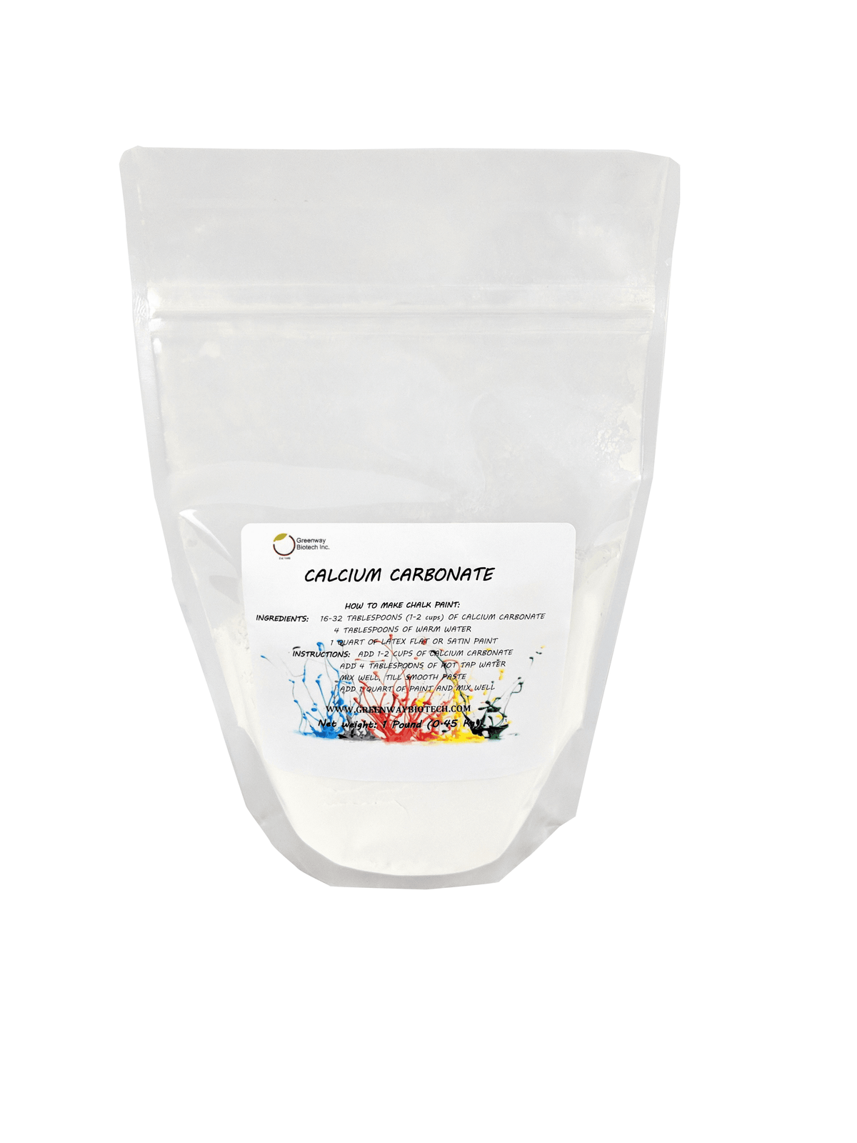 Calcium Carbonate - Chalk Paint Additive - Midwest Grow LLC
