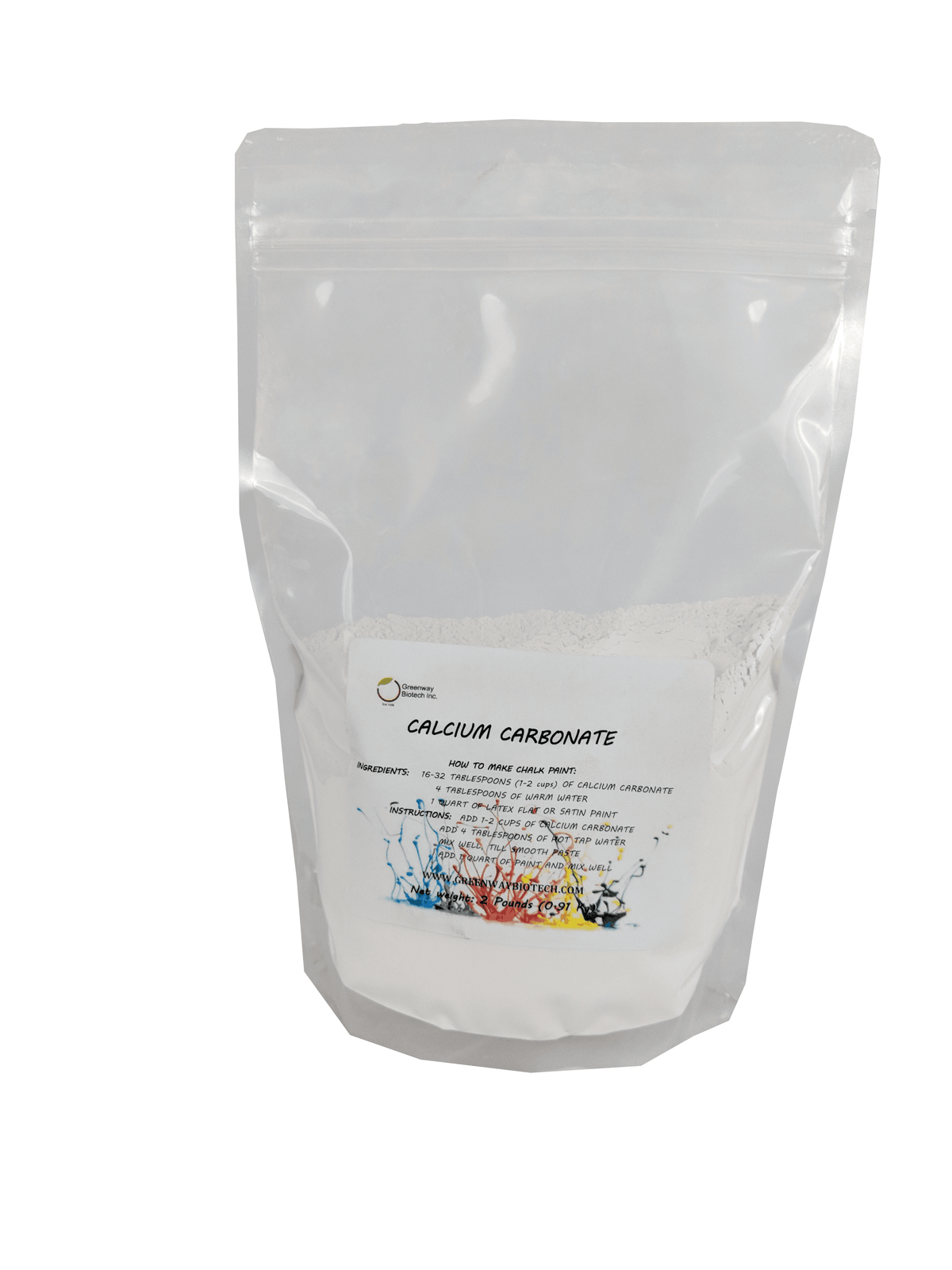 Calcium Carbonate - Chalk Paint Additive - Midwest Grow LLC