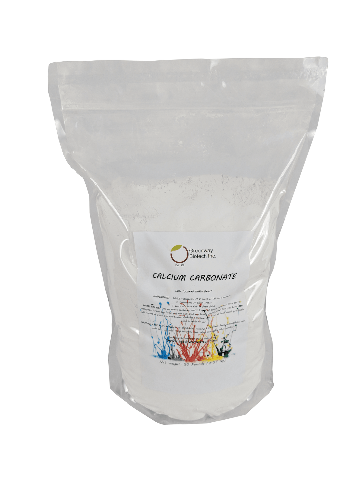 Calcium Carbonate - Chalk Paint Additive - Midwest Grow LLC