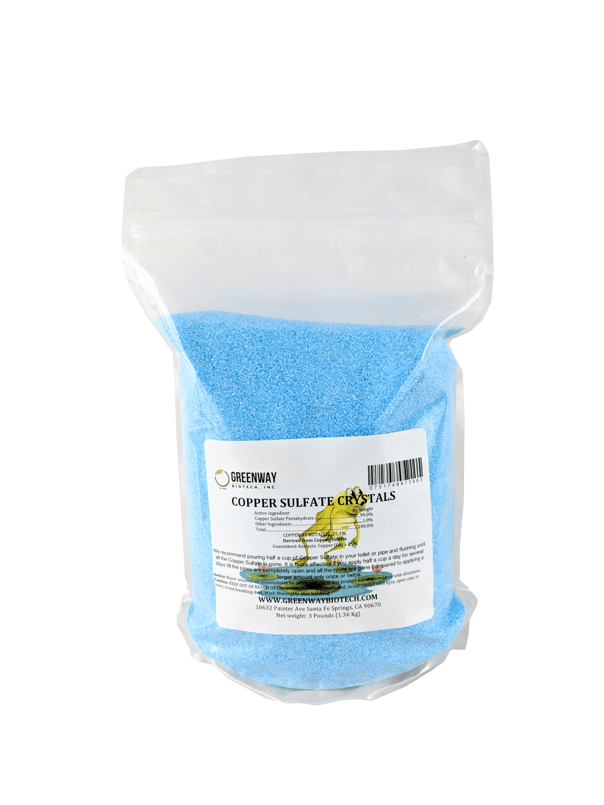 Copper Sulfate Crystals - Midwest Grow LLC