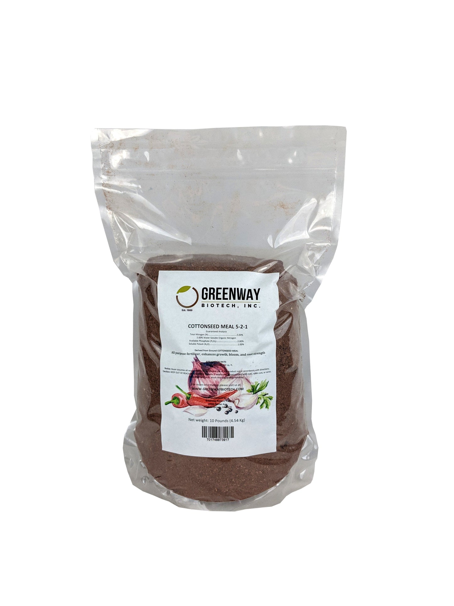 Organic Cottonseed Meal Fertilizer 5-2-1 - Midwest Grow LLC