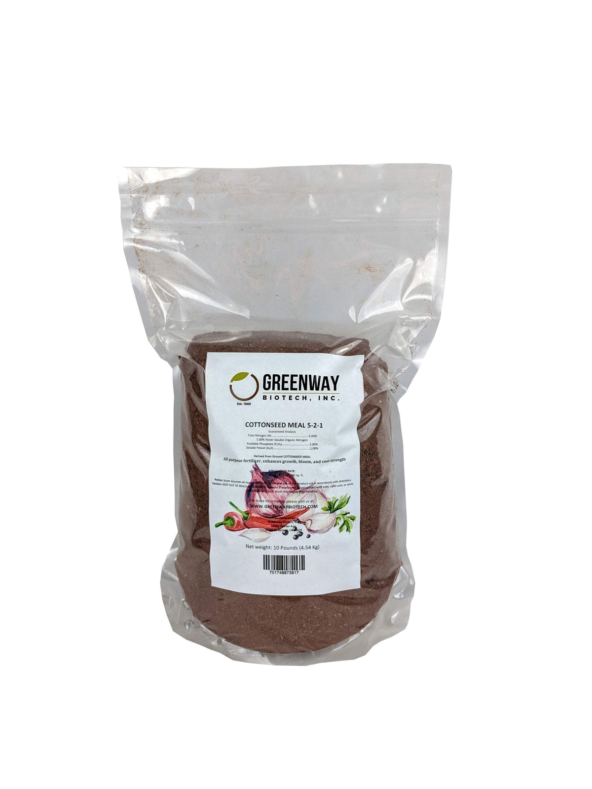 Organic Cottonseed Meal Fertilizer 5-2-1 - Midwest Grow LLC