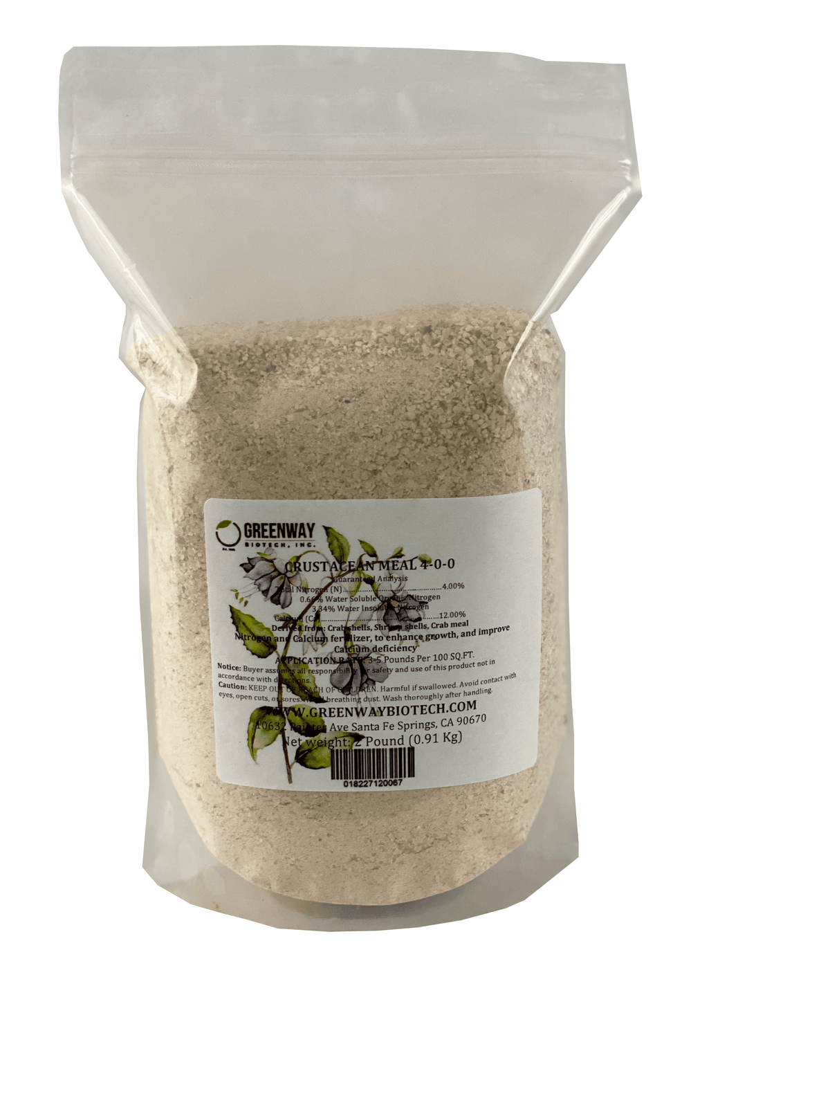 Crustacean Meal Fertilizer 4-0-0 - Midwest Grow LLC