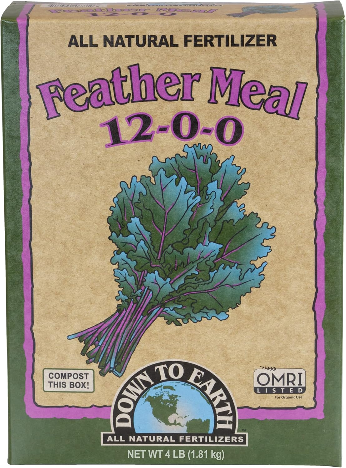 Down To Earth Feather Meal - 5 lb