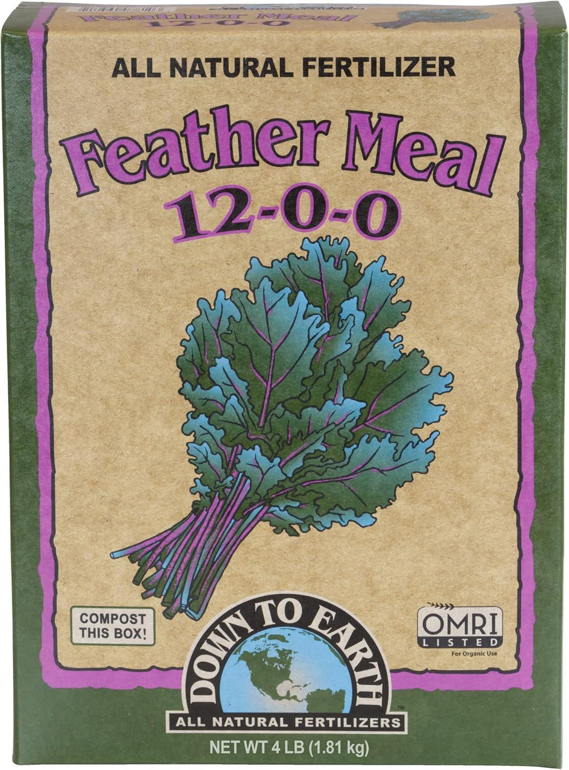 Down To Earth Feather Meal - 5 lb - Midwest Grow LLC