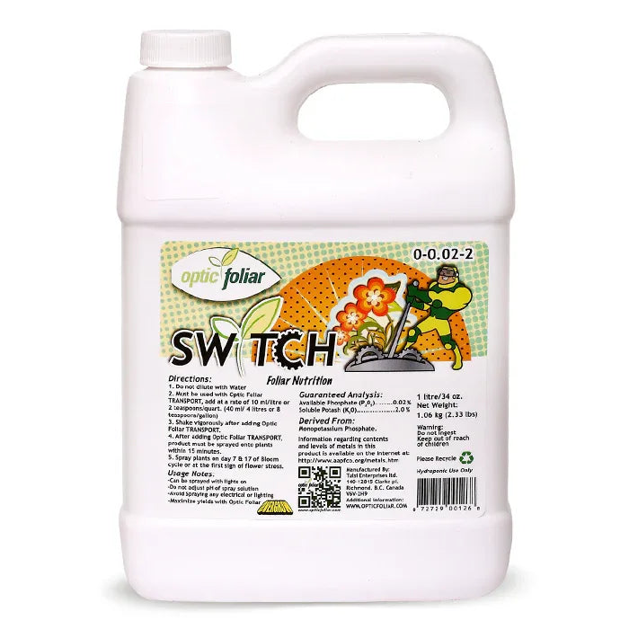 Optic Foliar SWITCH 1L - Midwest Grow LLC