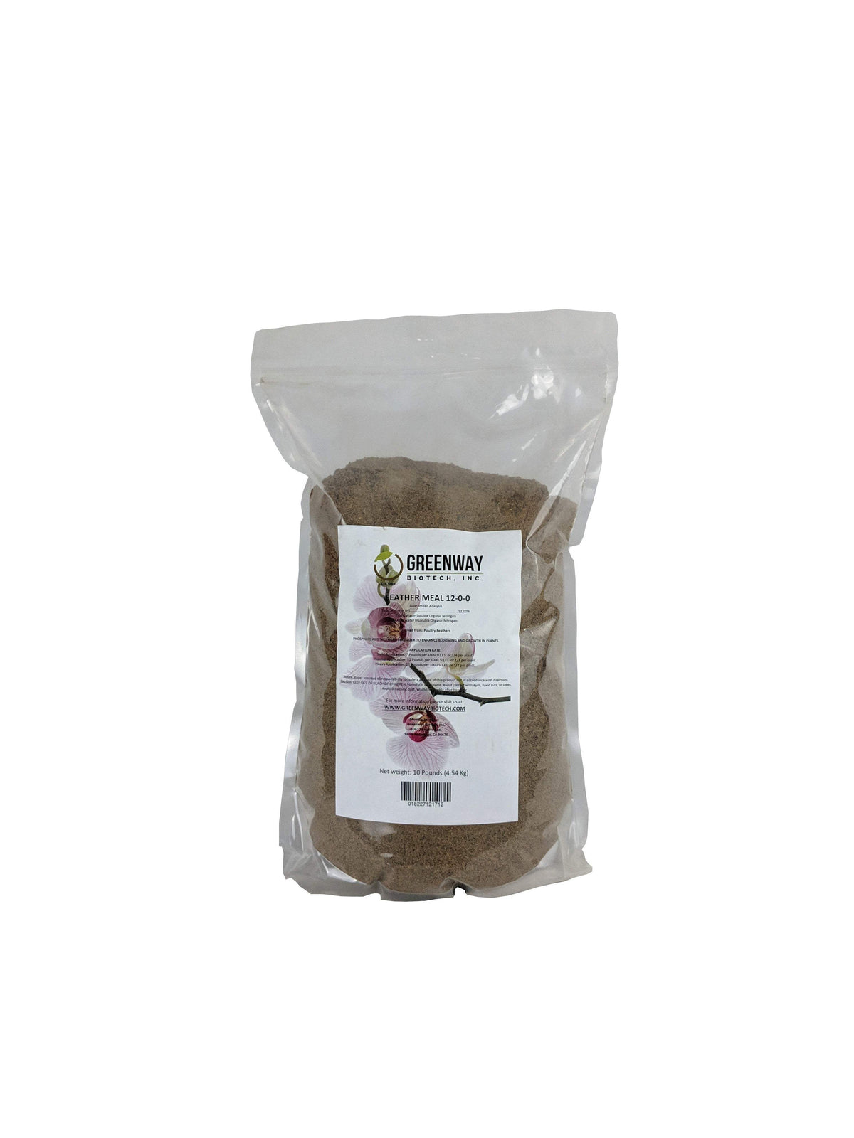 Feather Meal Fertilizer 12-0-0 - Midwest Grow LLC