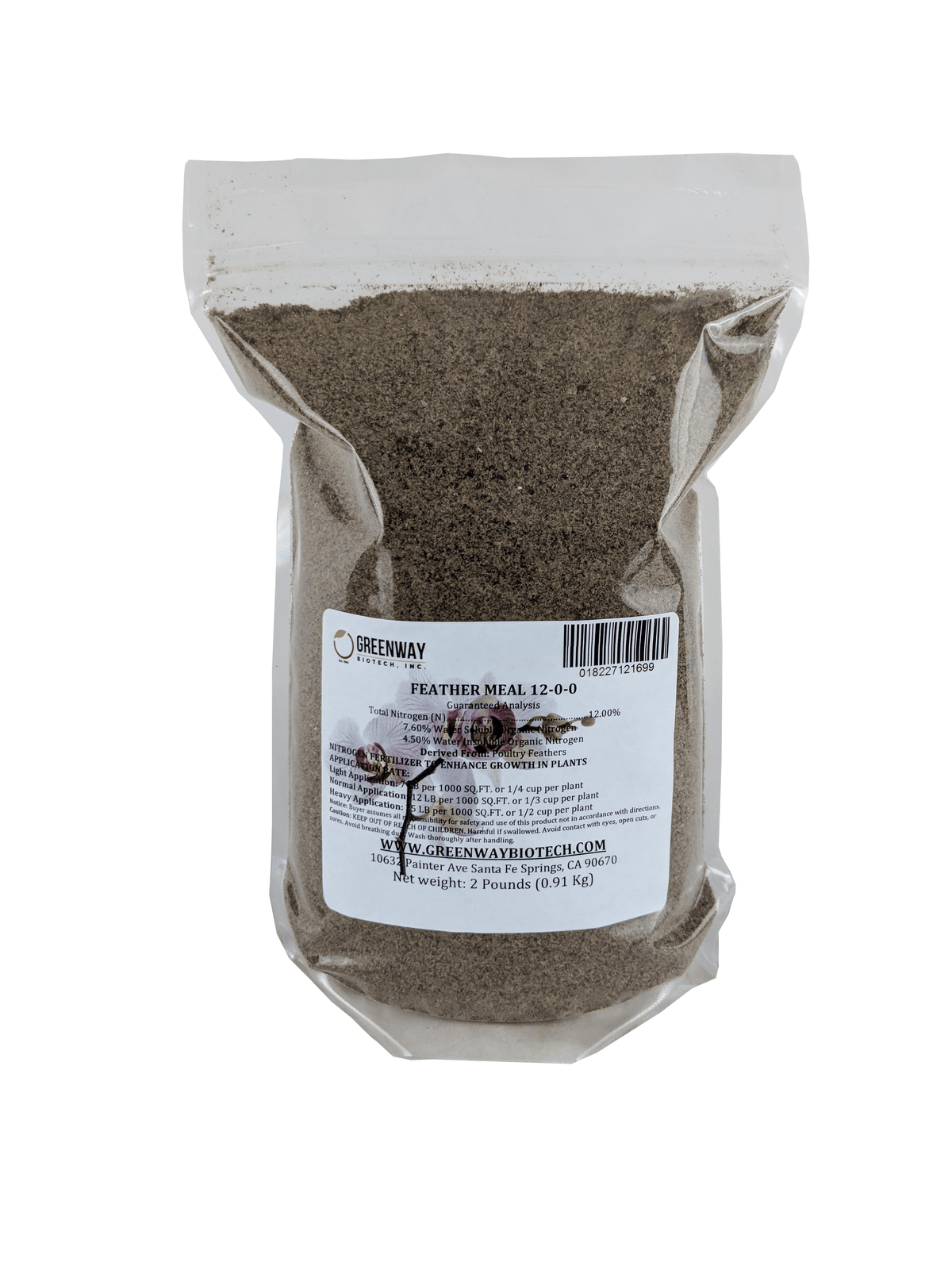Feather Meal Fertilizer 12-0-0 - Midwest Grow LLC