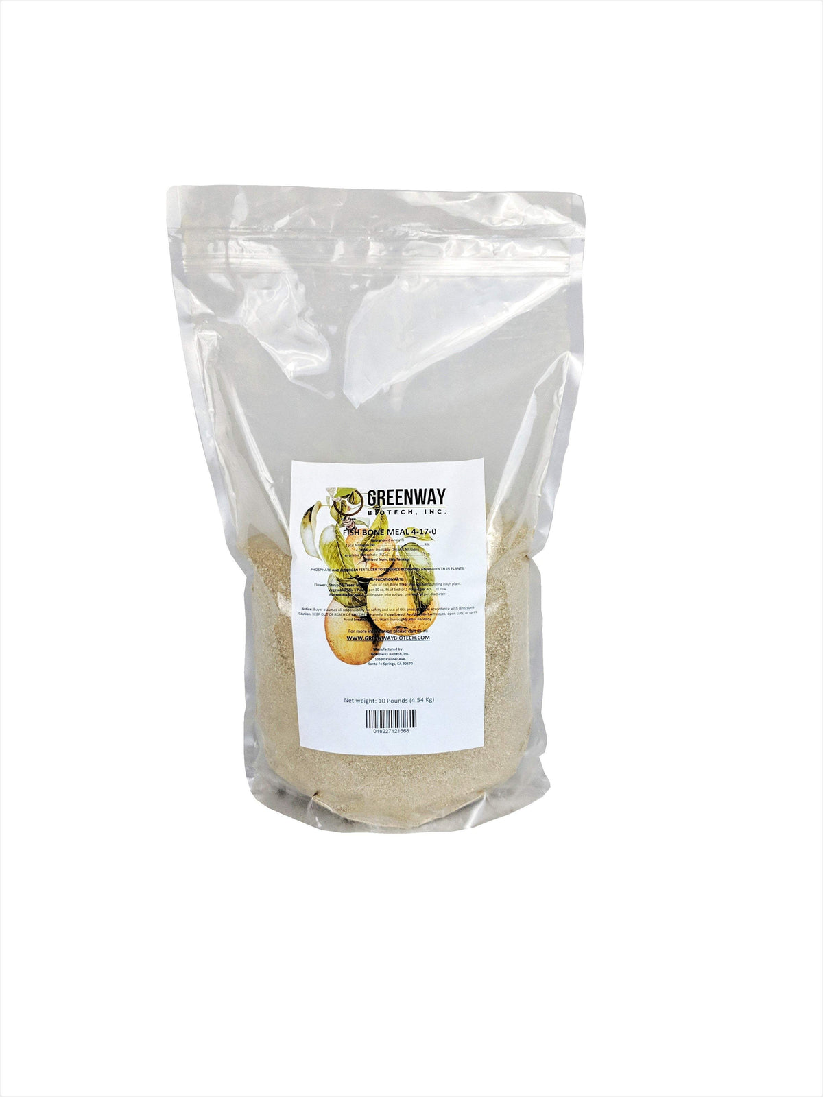 Fish Bone Meal Fertilizer 4-17-0 - Midwest Grow LLC