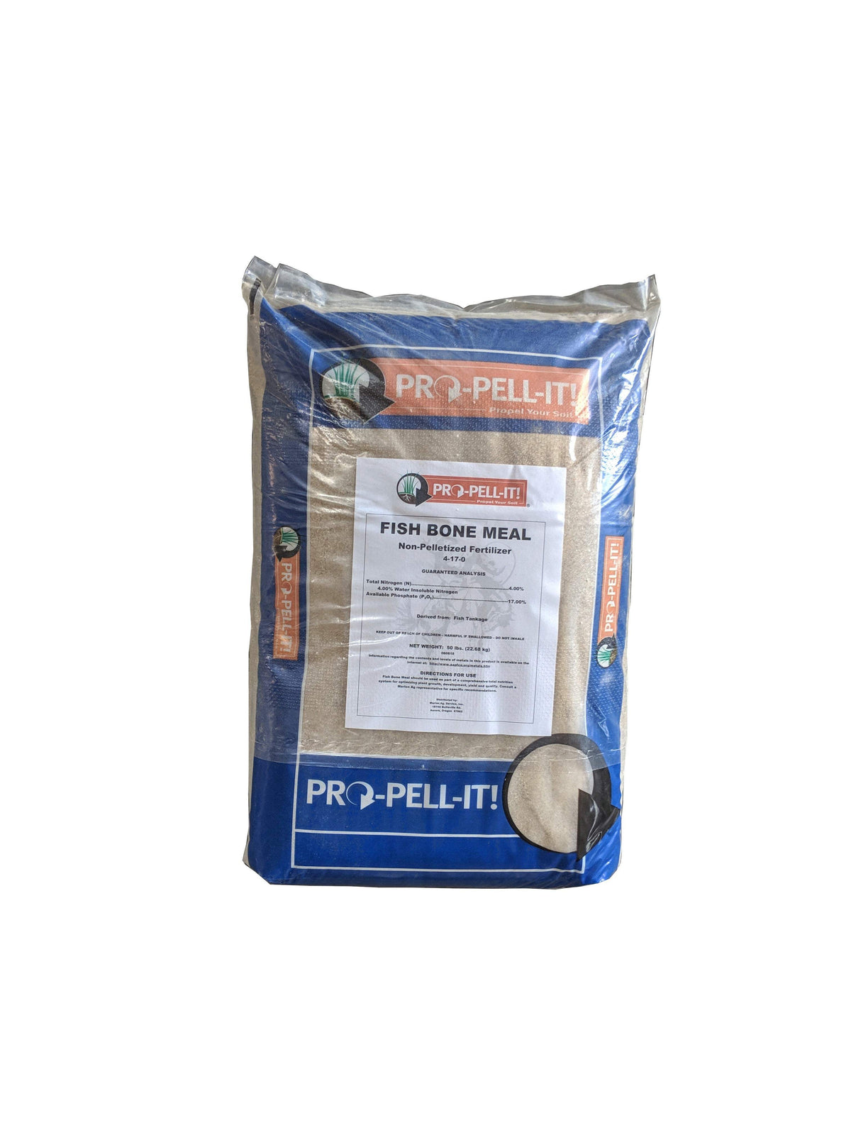 Fish Bone Meal Fertilizer 4-17-0 - Midwest Grow LLC