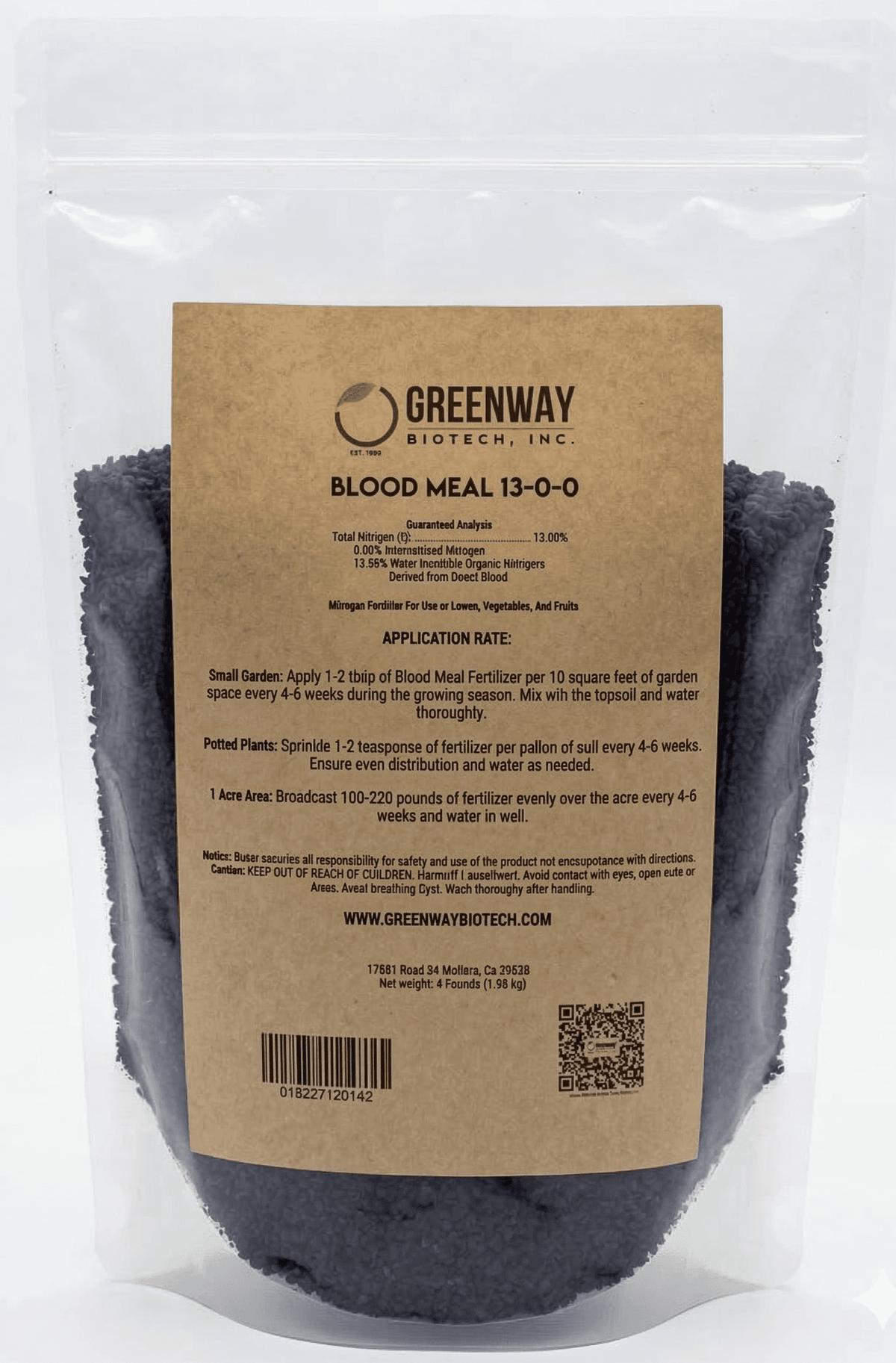 Organic Blood Meal Fertilizer 13-0-0 - Midwest Grow LLC