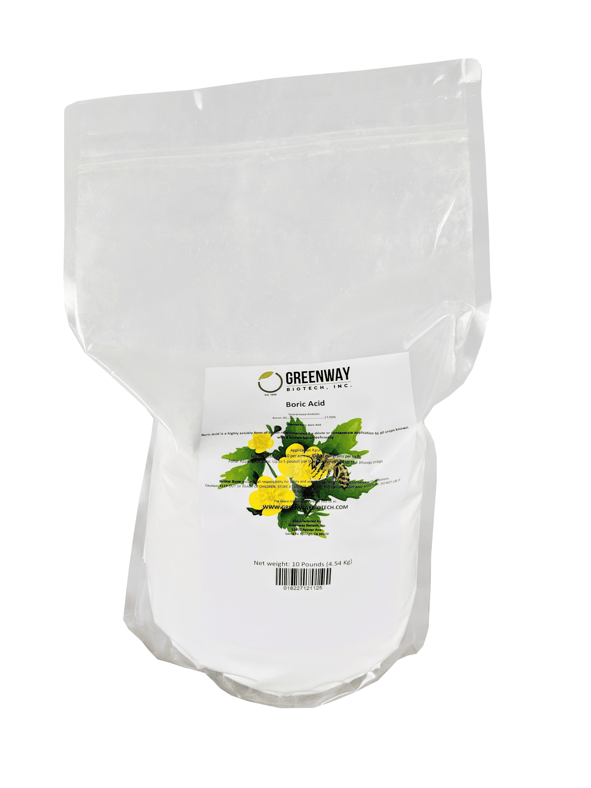 Organic Boric Acid - Midwest Grow LLC