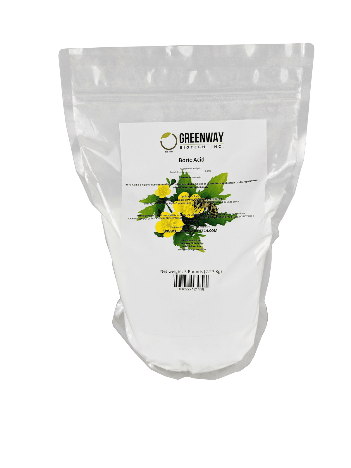 Organic Boric Acid - Midwest Grow LLC