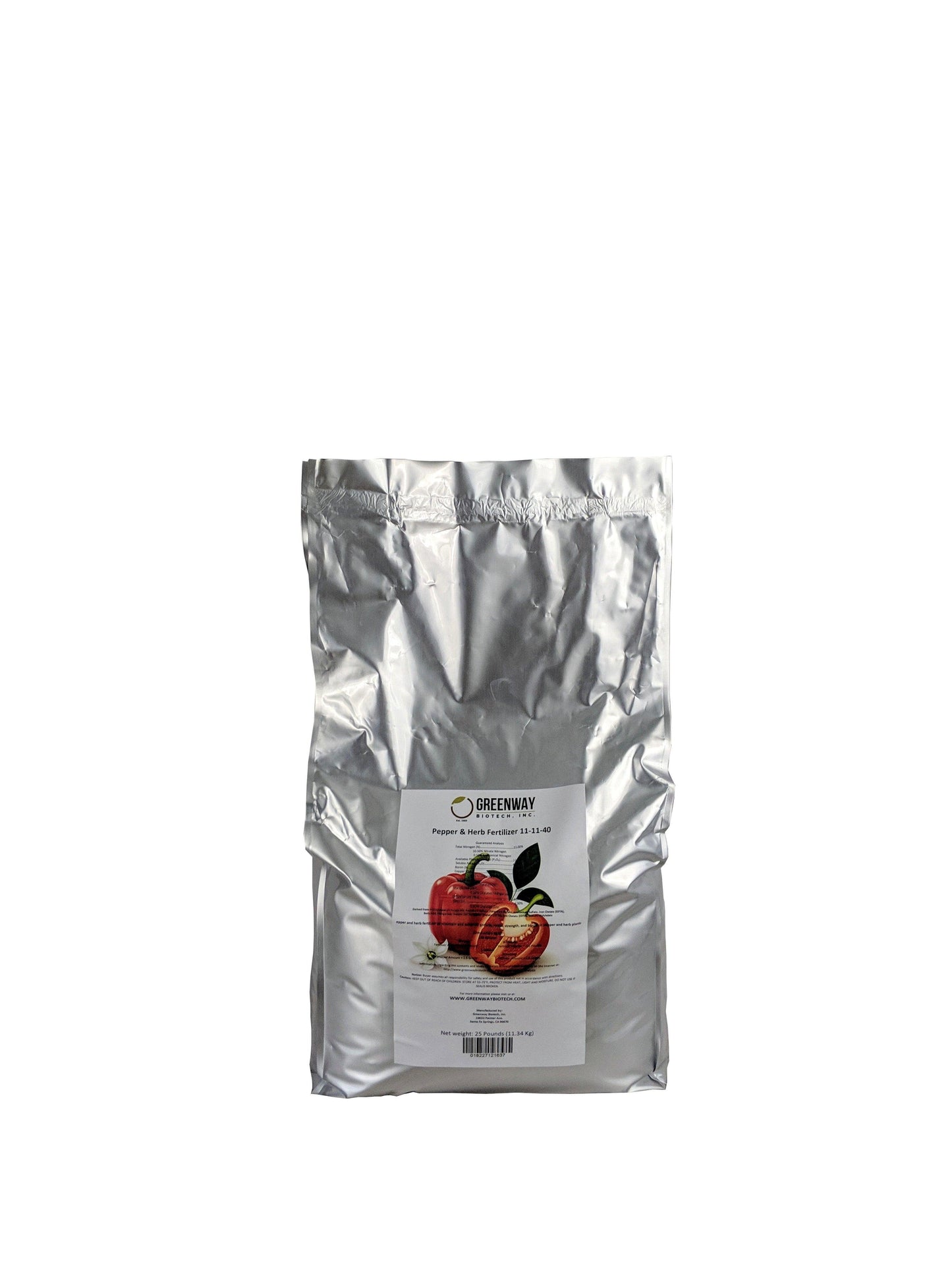 Pepper and Herb Fertilizer 11-11-40 | Chelated Micronutrients | Hydroponics, Soil & Foliar Application - Midwest Grow LLC