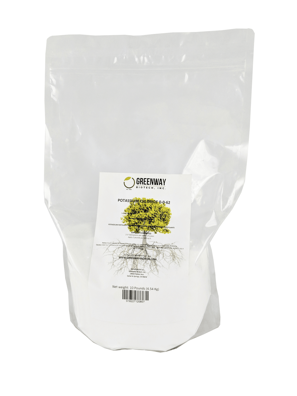 Potassium Chloride (Muriate of Potash) 0-0-62 - Midwest Grow LLC
