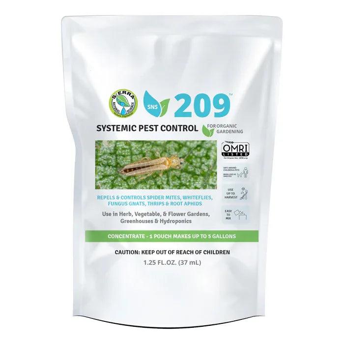 SNS 209 Systemic Pest Control Pouch 1.25 fl oz (10pcs/Pack) - Midwest Grow LLC