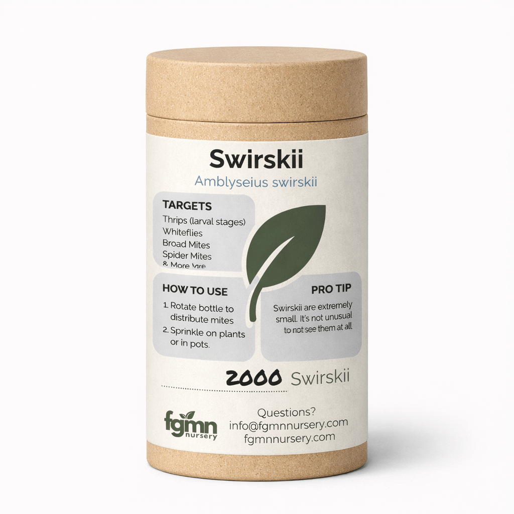 Amblyseius Swirskii Treatment Bottles - Midwest Grow LLC