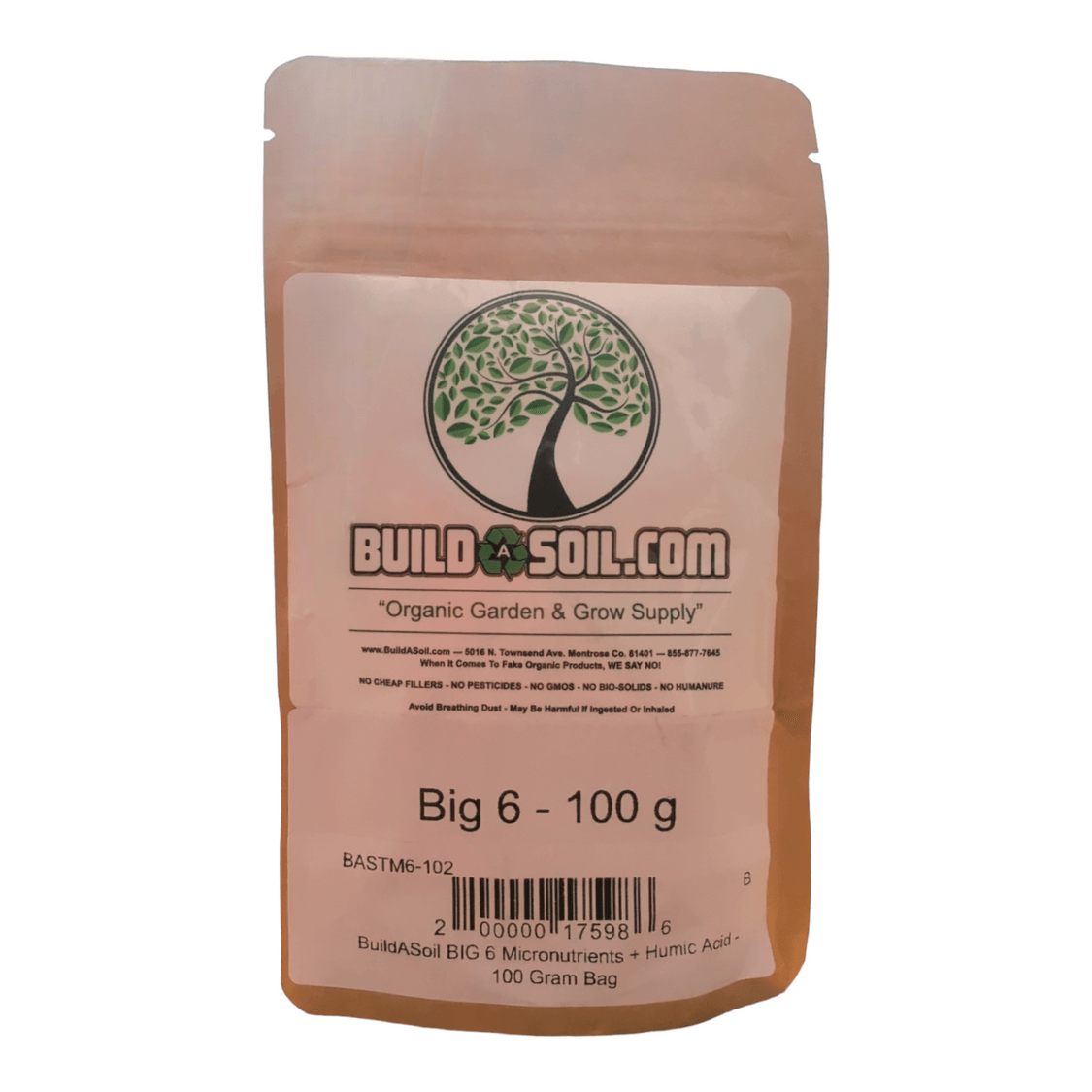 BuildASoil BIG 6 Micronutrients + Humic Acid - Midwest Grow LLC