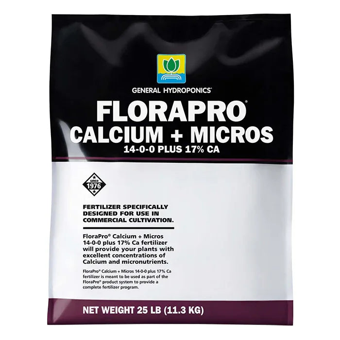 General Hydroponics FloraPro Calcium + Micros 25lbs - Midwest Grow LLC