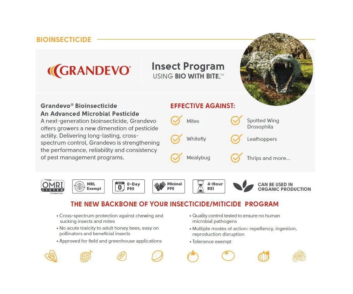 Marrone Bio Grandevo CG® Bioinsecticide - Midwest Grow LLC