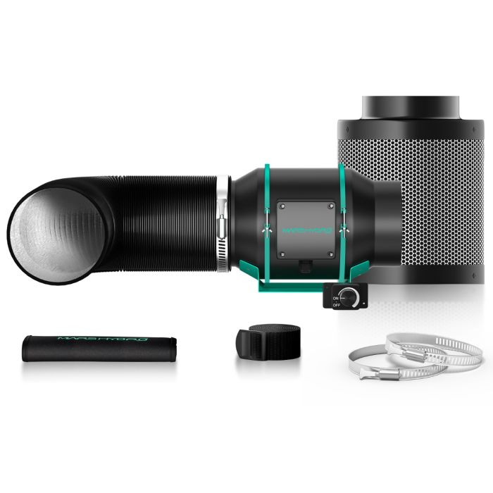 MARS HYDRO 6 INCH INLINE FAN AND CARBON FILTER COMBO WITH SPEED CONTROLLER
