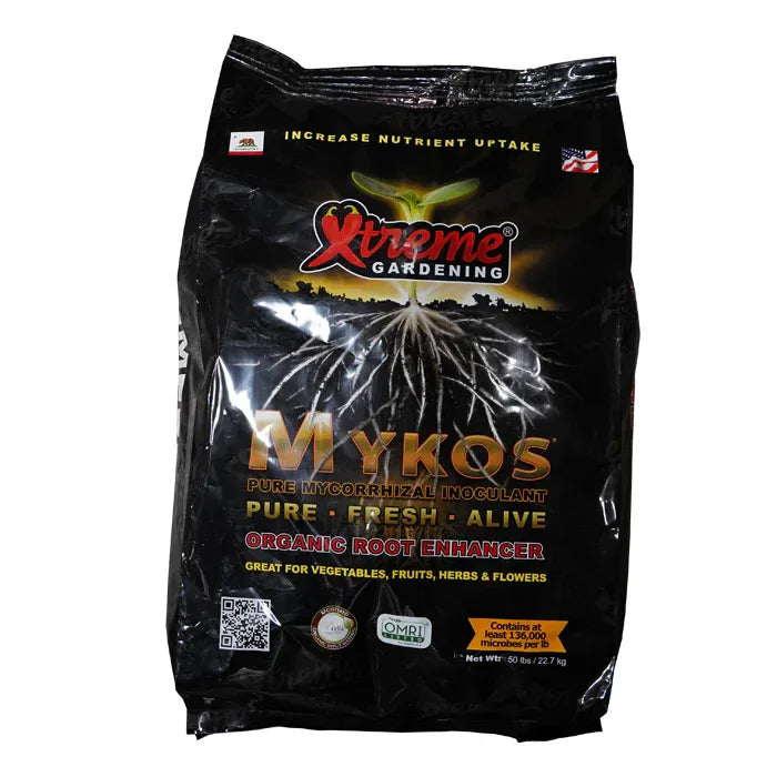 Xtreme Gardening MYKOS Pure Mycorrhizal Inoculant 50lbs - Midwest Grow LLC