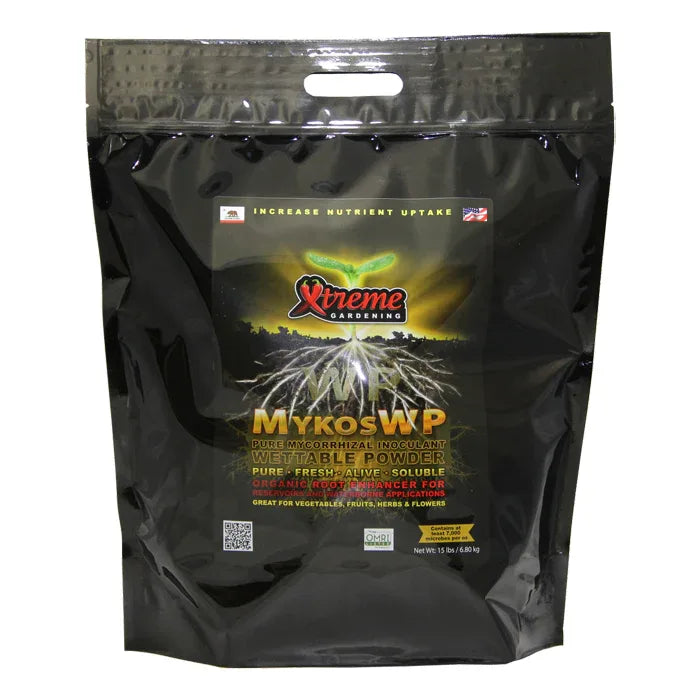Xtreme Gardening MYKOS WP pure mycorrhizal wettable powder 15 lb - Midwest Grow LLC