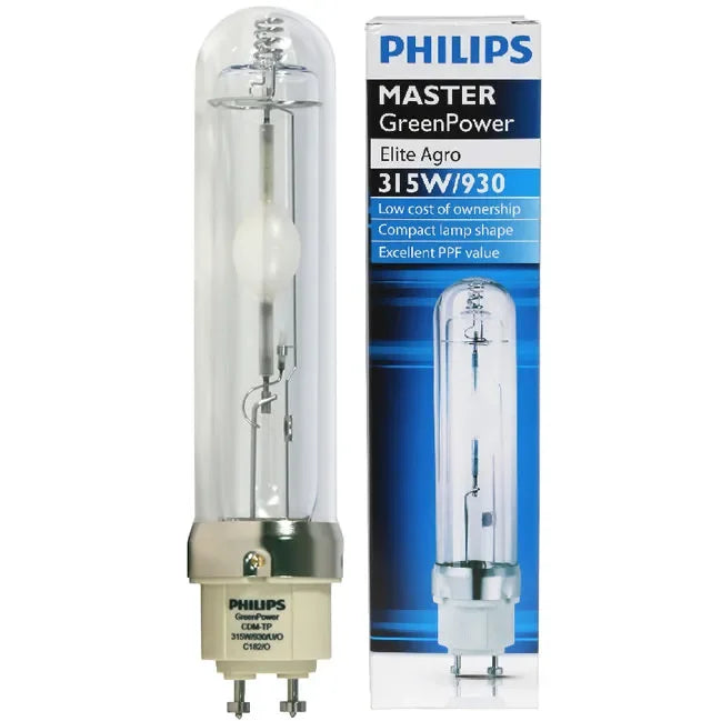 Philips Master 3100K GreenPower Elite Agro CMH Lamp, 315 Watt, T-12 - Midwest Grow LLC