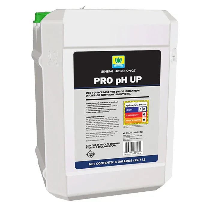 General Hydroponics PRO pH Up 6 Gallon - Midwest Grow LLC